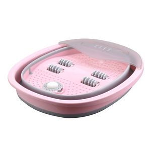 Collapsible Electric Footbath w/ 4 Massage Rollers Product Image
