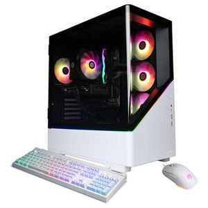 CyberPowerPC Gamer Xtreme Desktop Computer (White) Product Image