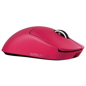 Logitech - PRO X SUPERLIGHT 2c LIGHTSPEED Lightweight Compact Wireless Optical HERO 2 Sensor 44 000 DPI Gaming Mouse - Wireless - Magenta Product Image