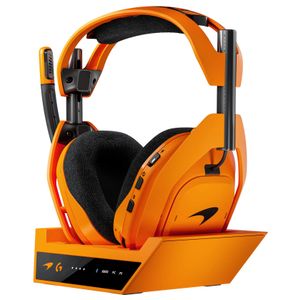 Logitech - Astro A50 X McLaren Edition LIGHTSPEED Wireless Gaming Headset + Base Station with PLAYSYNC for PS5, Xbox, Switch, PC - Orange Product Image