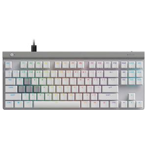 Logitech - G515 RAPID TKL Wired Mechanical Analog Low-Profile Switch Gaming Keyboard with LIGHTSYNC RGB - White Product Image