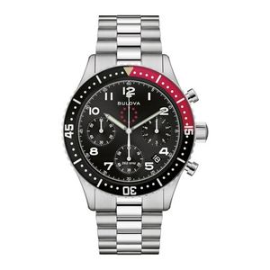 Mens Marine Star Heritage HPQ Precisionist Silver-Tone SS Watch Black Dial Product Image