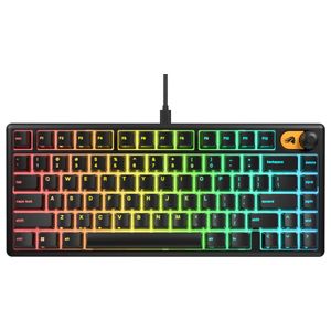 Glorious - GMBK 75% Wired Membrane Gaming Keyboard with Swappable MX-Compatible Keycaps - Black Product Image