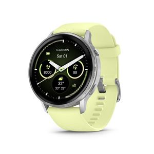 Venu 4 GPS Health & Fitness Smartwatch - 45mm Silver w/ Citron Product Image