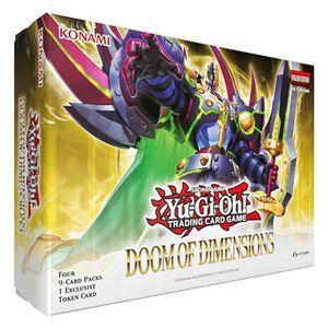 Konami - Yu-Gi-Oh! Doom of Dimensions 4 Pk with 1 Exclusive Token Card Product Image