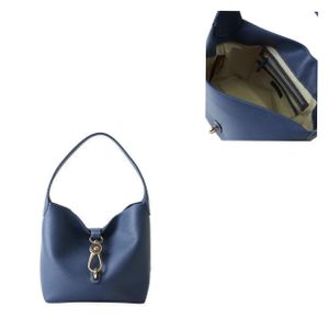 Lucca Leather Logo Lock Hobo Product Image