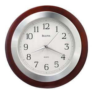Reedham Walnut White Wall Clock Product Image