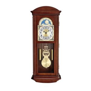 Litchfield Brown Cherry Wall Pendulum Clock Product Image