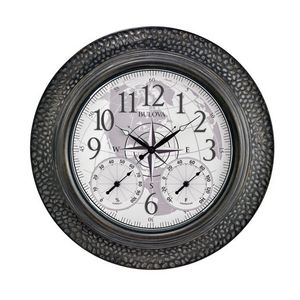 The Explorer World Map Wood Wall Clock Product Image