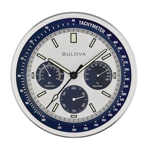 Lunar Pilot Silver Subdials Wall Clock Product Image