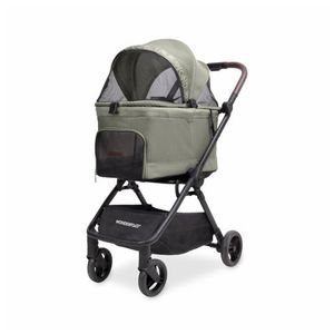 Bella AutoFold Pet Stroller Moss Product Image