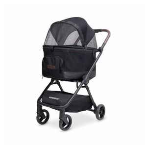 Bella AutoFold Pet Stroller Black Product Image