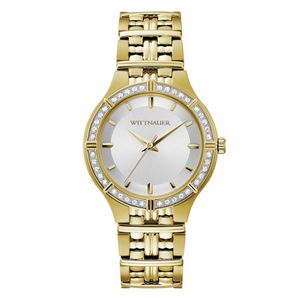Ladies Laureate Diamond & Gold-Tone Stainless Steel Watch Silver Dial Product Image