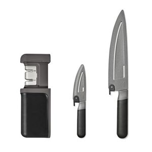 3pc Knife & Sharpener Set Product Image