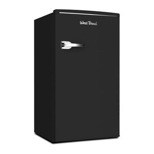 3.0 Cubic Feet Retro Compact Refrigerator Black Product Image