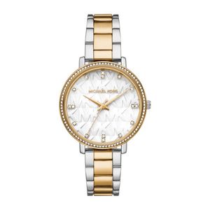 Ladies Pyper Quartz Crystal Two-Tone Stainless Steel Watch White Dial Product Image