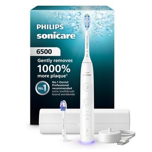 Series 6500 Electric Rechargeable Toothbrush White Product Image