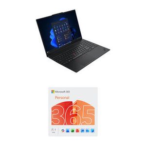 Lenovo 16 ThinkPad E16 Gen 3 Laptop and Microsoft Product Image