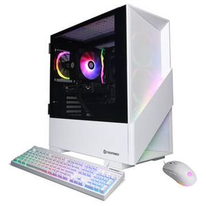 CyberPowerPC Gamer Master Desktop Computer (White) Product Image