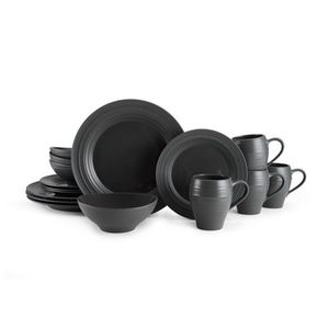 Swirl Graphite 16pc Dinnerware Set Product Image