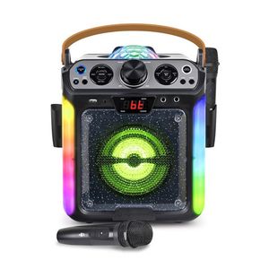 Groove Disco Bluetooth Karaoke Machine w/ Disco Ball & LED Lights Product Image