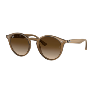 Ray-Ban RB2180 Sunglasses Polished Light Brown/Brown Gradient Brown Gradient Polished Light Brown Product Image