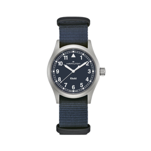 Hamilton Khaki Field Quartz Blue Textile Strap Watch Product Image