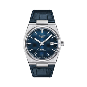 Tissot PRX Powermatic 80 Blue Alligator Leather Strap Watch Product Image