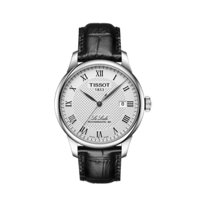 Tissot Le Locle Black Alligator Leather Strap Watch Product Image