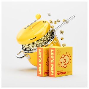 6qt Stovetop Popcorn Popper w/ Popcorn Kits Butter Product Image