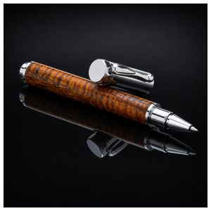 Hawaiian Curly Koa Chrome Magnetic Rollerball Product Image