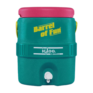 Igloo Retro Barrel of Fun 2-Gallon Jug Jade Product Image