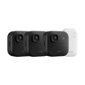 Blink Outdoor 2K+ Security Camera - 3 Camera System Black Product Image