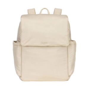 CALPAK Diaper Backpack with Laptop Sleeve Oatmeal Product Image