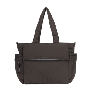 CALPAK Diaper Tote Bag with Laptop Sleeve Black Product Image