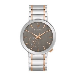 Mens Latin GRAMMY Two-Tone Stainless Steel Watch Gray Dial Product Image