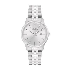 Ladies Corporate Exclusive Classic Silver-Tone Stainless Steel Watch Silver Dial Product Image