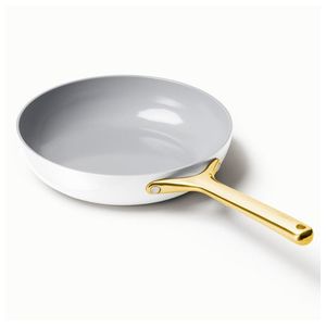 12" Iconics Nonstick Ceramic Fry Pan White/Gold Product Image