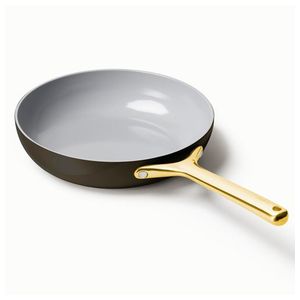 12" Iconics Nonstick Ceramic Fry Pan Black/Gold Product Image