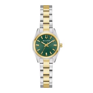 Ladies Surveyor Two-Tone Stainless Steel Watch Green Dial Product Image