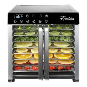 8 Tray Select Digital Dehydrator Stainless Steel Product Image