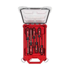 6pc Cushion Grip Screwdriver Set (USA) w/ PACKOUT Low-Profile Organizer Product Image