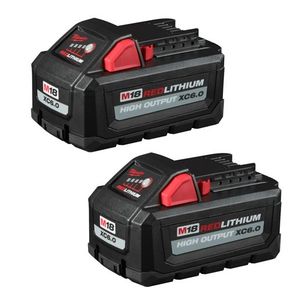 M18 REDLITHIUM High Output XC6.0 Battery Pack, 2-Pack Product Image