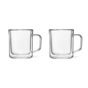 Mug Glass Set (2) - 12oz Clear Product Image