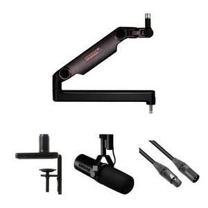 OC White LOW-PROFILE PRO MIC ARM + SHURE SM7DB Product Image
