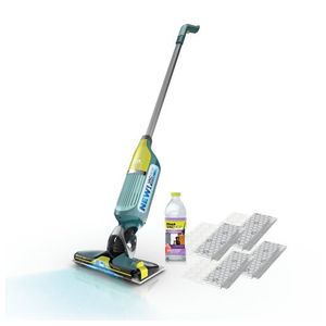 VACMOP Reveal Cordless Hard Floor Vacuum & Spray Mop Green Product Image