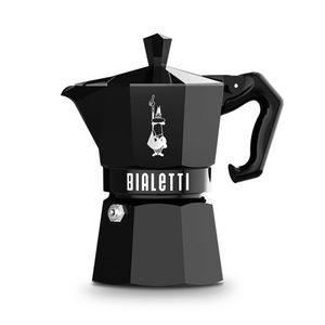 Moka Express Exclusive 3 Cup Stovetop Espresso Maker Black Product Image