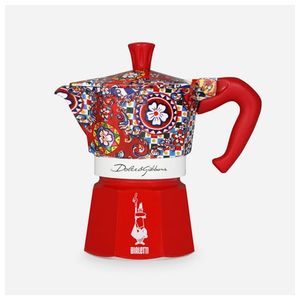 Moka Dolce & Gabbana 3 Cup Stovetop Espresso Maker Carretto Siciliano Product Image