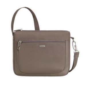Anti-Theft Classic Small E/W Crossbody, Hazelnut Product Image