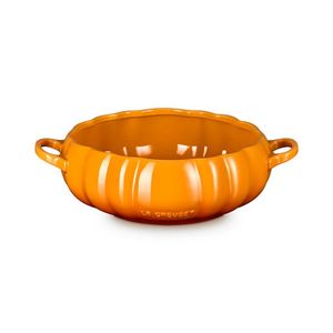 4qt Pumpkin Stoneware Serving Bowl Persimmon Product Image